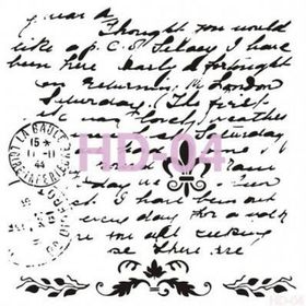 Cadence Home Decor HD-04 Stencil 45x45 cm Boyama Şablonu