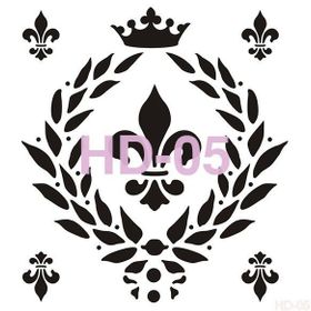 Cadence Home Decor HD-05 Stencil 45x45 cm Boyama Şablonu