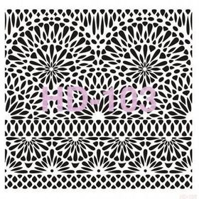 Cadence Home Decor HD-103 Stencil 45x45 cm Boyama Şablonu