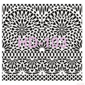 Cadence Home Decor HD-103 Stencil 45x45 cm Boyama Şablonu