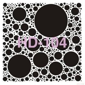 Cadence Home Decor HD-104 Stencil 45x45 cm Boyama Şablonu