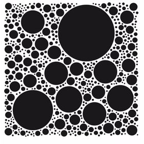 Cadence Home Decor HD-104 Stencil 45x45 cm Boyama Şablonu