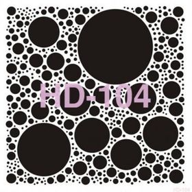 Cadence Home Decor HD-104 Stencil 45x45 cm Boyama Şablonu