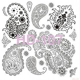 Cadence Home Decor HD-107 Stencil 45x45 cm Boyama Şablonu