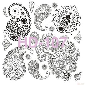 Cadence Home Decor HD-107 Stencil 45x45 cm Boyama Şablonu