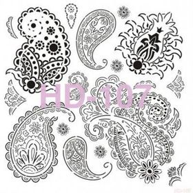 Cadence Home Decor HD-107 Stencil 45x45 cm Boyama Şablonu