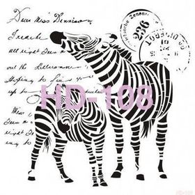 Cadence Home Decor HD-108 Stencil 45x45 cm Boyama Şablonu
