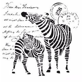 Cadence Home Decor HD-108 Stencil 45x45 cm Boyama Şablonu