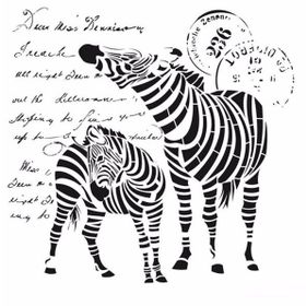 Cadence Home Decor HD-108 Stencil 45x45 cm Boyama Şablonu