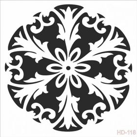 Cadence Home Decor HD-118 Stencil 45x45 cm Boyama Şablonu