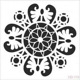 Cadence Home Decor HD-119 Stencil 45x45 cm Boyama Şablonu