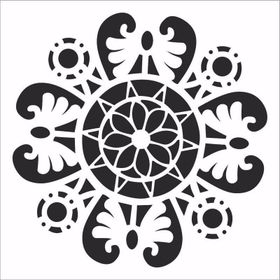 Cadence Home Decor HD-119 Stencil 45x45 cm Boyama Şablonu