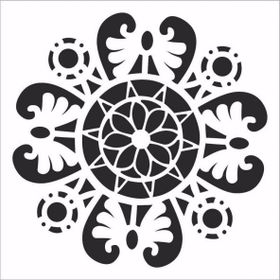 Cadence Home Decor HD-119 Stencil 45x45 cm Boyama Şablonu