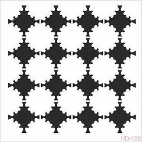 Cadence Home Decor HD-128 Stencil 45x45 cm Boyama Şablonu