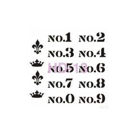 Cadence Home Decor HD-13 Stencil 45x45 cm Boyama Şablonu