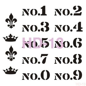 Cadence Home Decor HD-13 Stencil 45x45 cm Boyama Şablonu