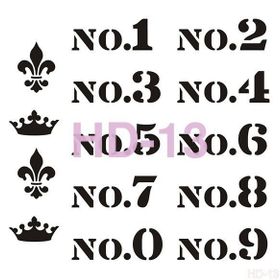 Cadence Home Decor HD-13 Stencil 45x45 cm Boyama Şablonu