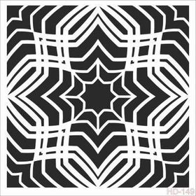 Cadence Home Decor HD-149 Stencil 45x45 cm Boyama Şablonu