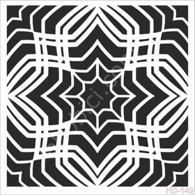 Cadence Home Decor HD-149 Stencil 45x45 cm Boyama Şablonu