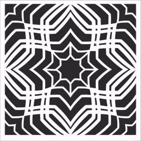 Cadence Home Decor HD-149 Stencil 45x45 cm Boyama Şablonu