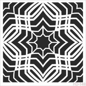 Cadence Home Decor HD-149 Stencil 45x45 cm Boyama Şablonu