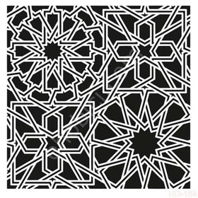 Cadence Home Decor HD-154 Stencil 45x45 cm Boyama Şablonu
