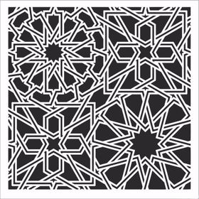Cadence Home Decor HD-154 Stencil 45x45 cm Boyama Şablonu