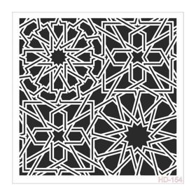 Cadence Home Decor HD-154 Stencil 45x45 cm Boyama Şablonu