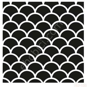 Cadence Home Decor HD-155 Stencil 45x45 cm Boyama Şablonu