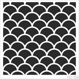 Cadence Home Decor HD-155 Stencil 45x45 cm Boyama Şablonu