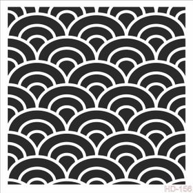 Cadence Home Decor HD-156 Stencil 45x45 cm Boyama Şablonu