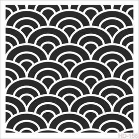 Cadence Home Decor HD-156 Stencil 45x45 cm Boyama Şablonu