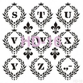 Cadence Home Decor HD-16 Stencil 45x45 cm Boyama Şablonu
