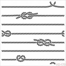 Cadence Home Decor HD-170 Stencil 45x45 cm Boyama Şablonu