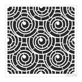Cadence Home Decor HD-172 Stencil 45x45 cm Boyama Şablonu