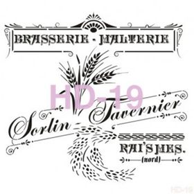 Cadence Home Decor HD-19 Stencil 45x45 cm Boyama Şablonu