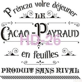 Cadence Home Decor HD-26 Stencil 45x45 cm Boyama Şablonu