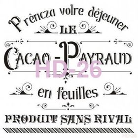 Cadence Home Decor HD-26 Stencil 45x45 cm Boyama Şablonu