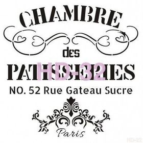 Cadence Home Decor HD-32 Stencil 45x45 cm Boyama Şablonu
