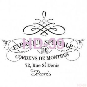 Cadence Home Decor HD-39 Stencil 45x45 cm Boyama Şablonu