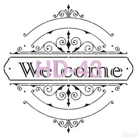 Cadence Home Decor HD-43 Stencil 45x45 cm Boyama Şablonu