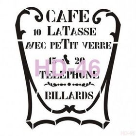 Cadence Home Decor HD-46 Stencil 45x45 cm Boyama Şablonu