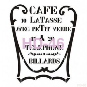 Cadence Home Decor HD-46 Stencil 45x45 cm Boyama Şablonu