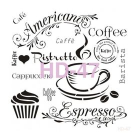 Cadence Home Decor HD-47 Stencil 45x45 cm Boyama Şablonu