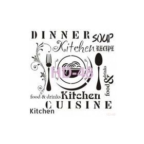 Cadence Home Decor HD-48 Stencil 45x45 cm Boyama Şablonu