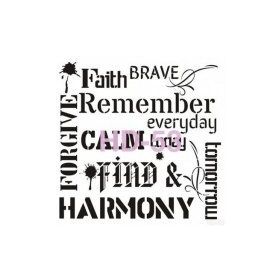 Cadence Home Decor HD-53 Stencil 45x45 cm Boyama Şablonu
