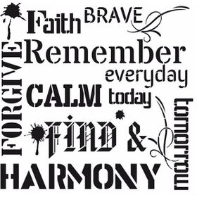 Cadence Home Decor HD-53 Stencil 45x45 cm Boyama Şablonu