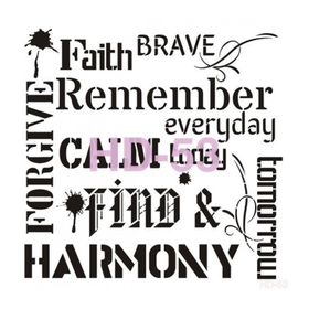 Cadence Home Decor HD-53 Stencil 45x45 cm Boyama Şablonu