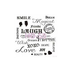 Cadence Home Decor HD-55 Stencil 45x45 cm Boyama Şablonu