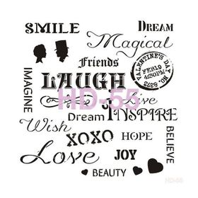 Cadence Home Decor HD-55 Stencil 45x45 cm Boyama Şablonu